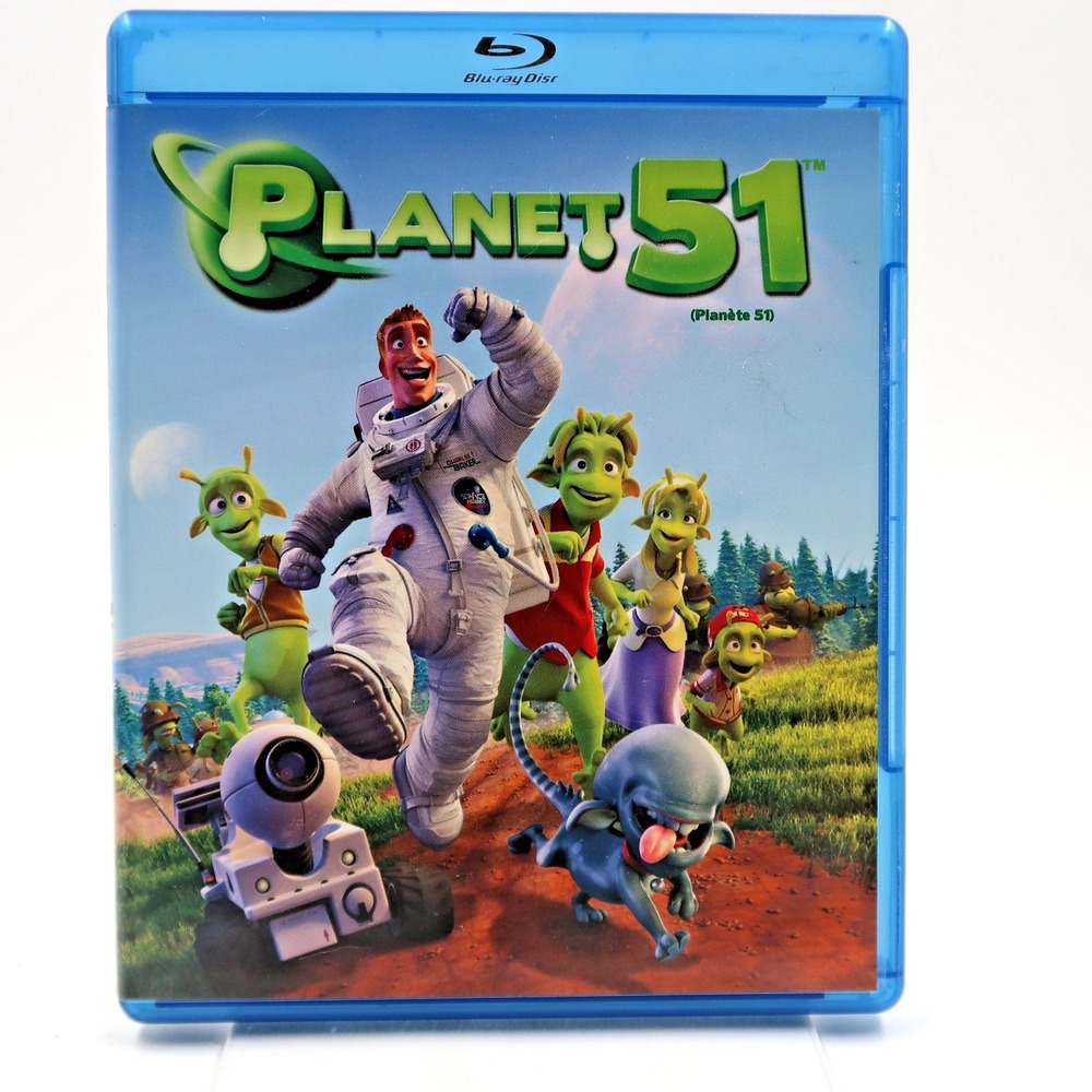 Planet 51 Blu-ray 2009 Dwayne Johnson Jessica Biel Justin Long Animated Movie G